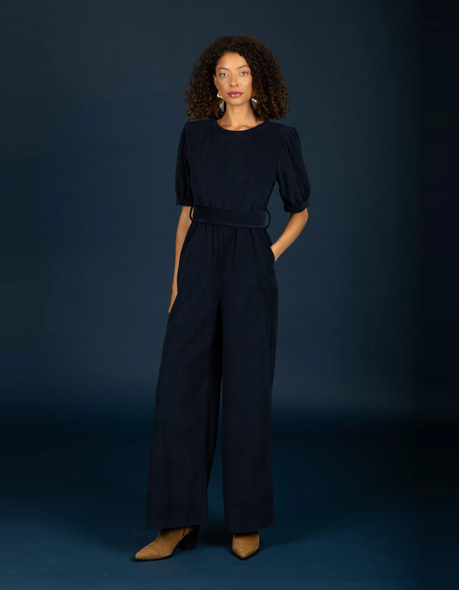 Rory jumpsuit blue — Chaton