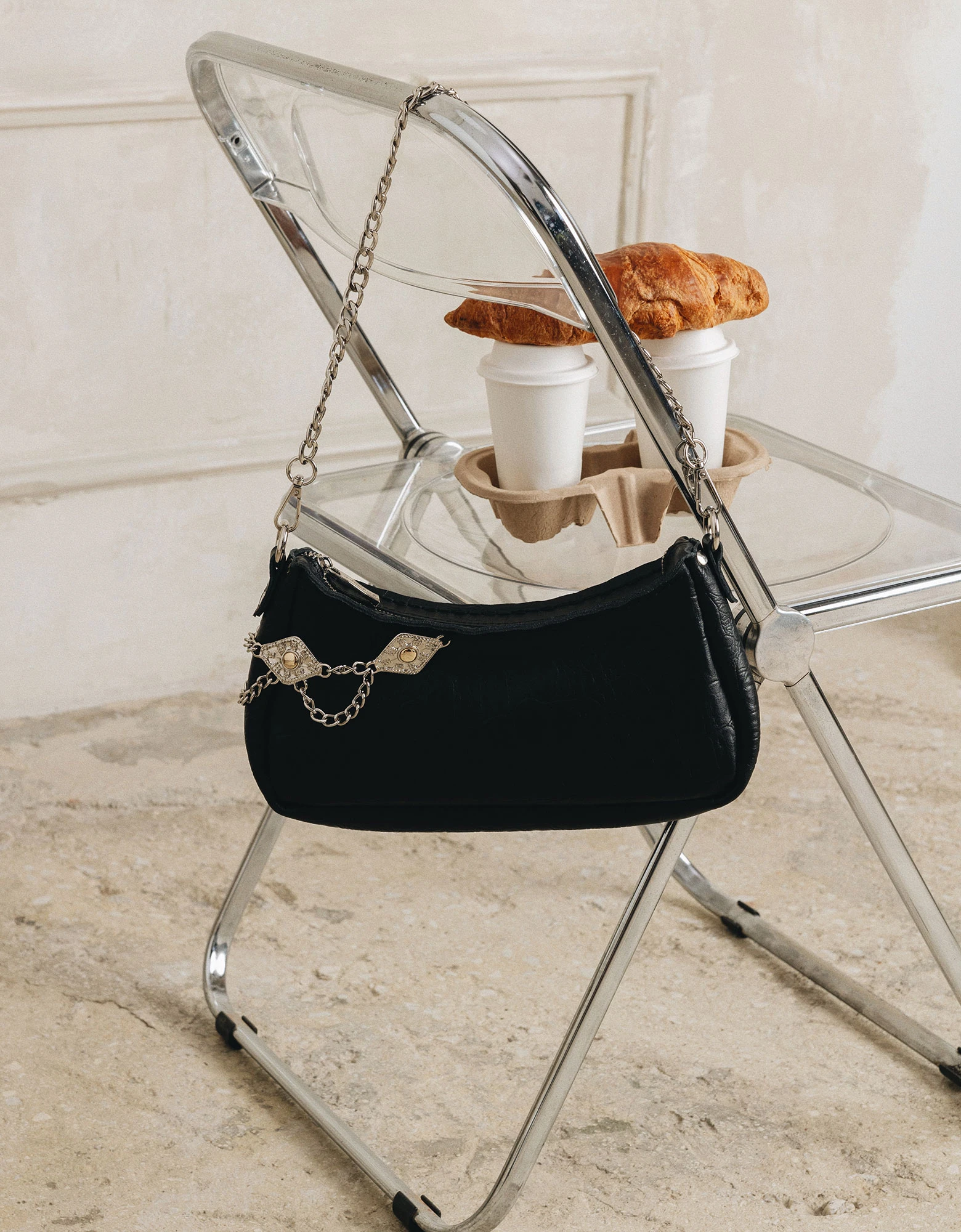 Rushmere bag black nickel — Individual Art Leather