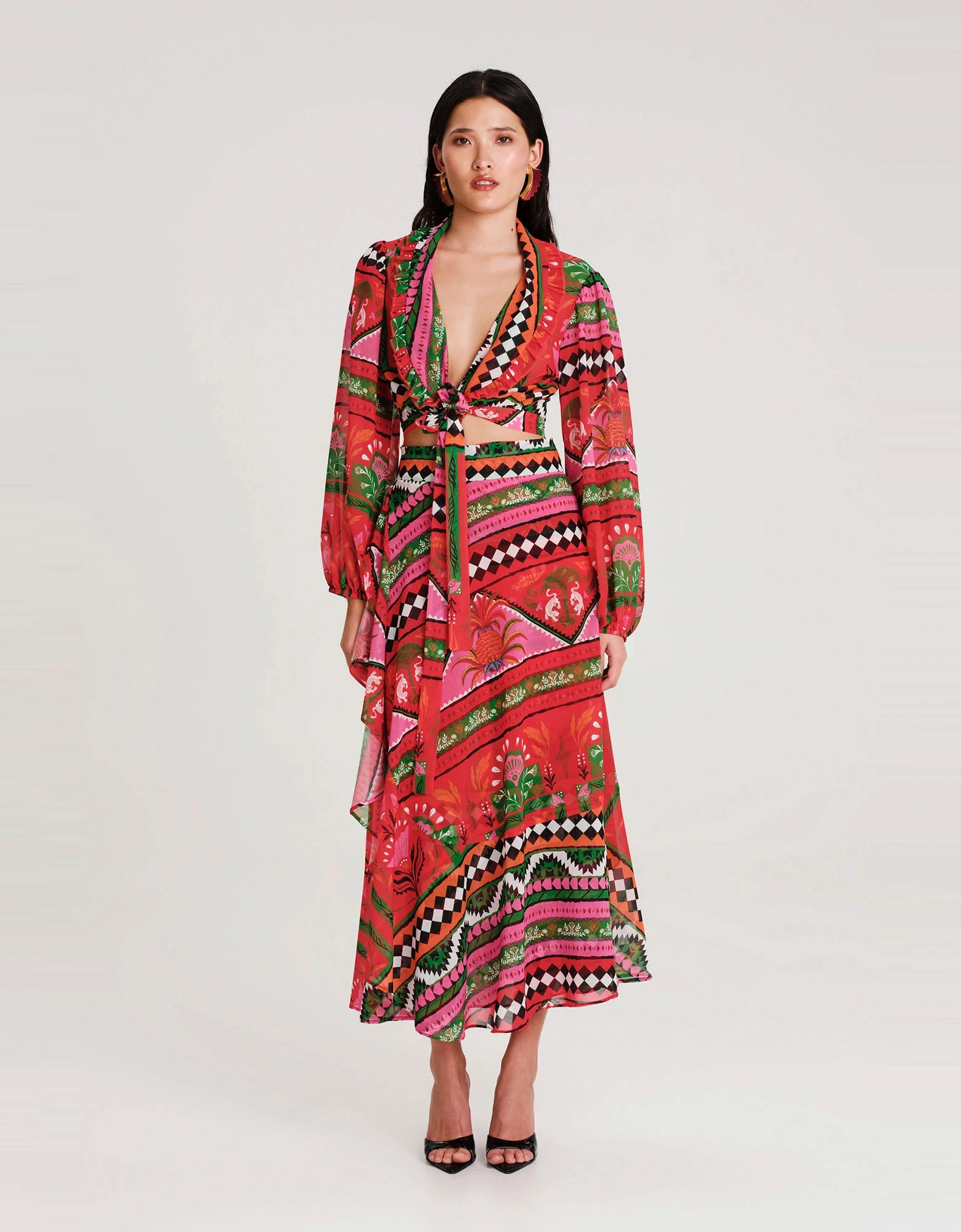 Pina colada wrap skirt — Peace and Chaos