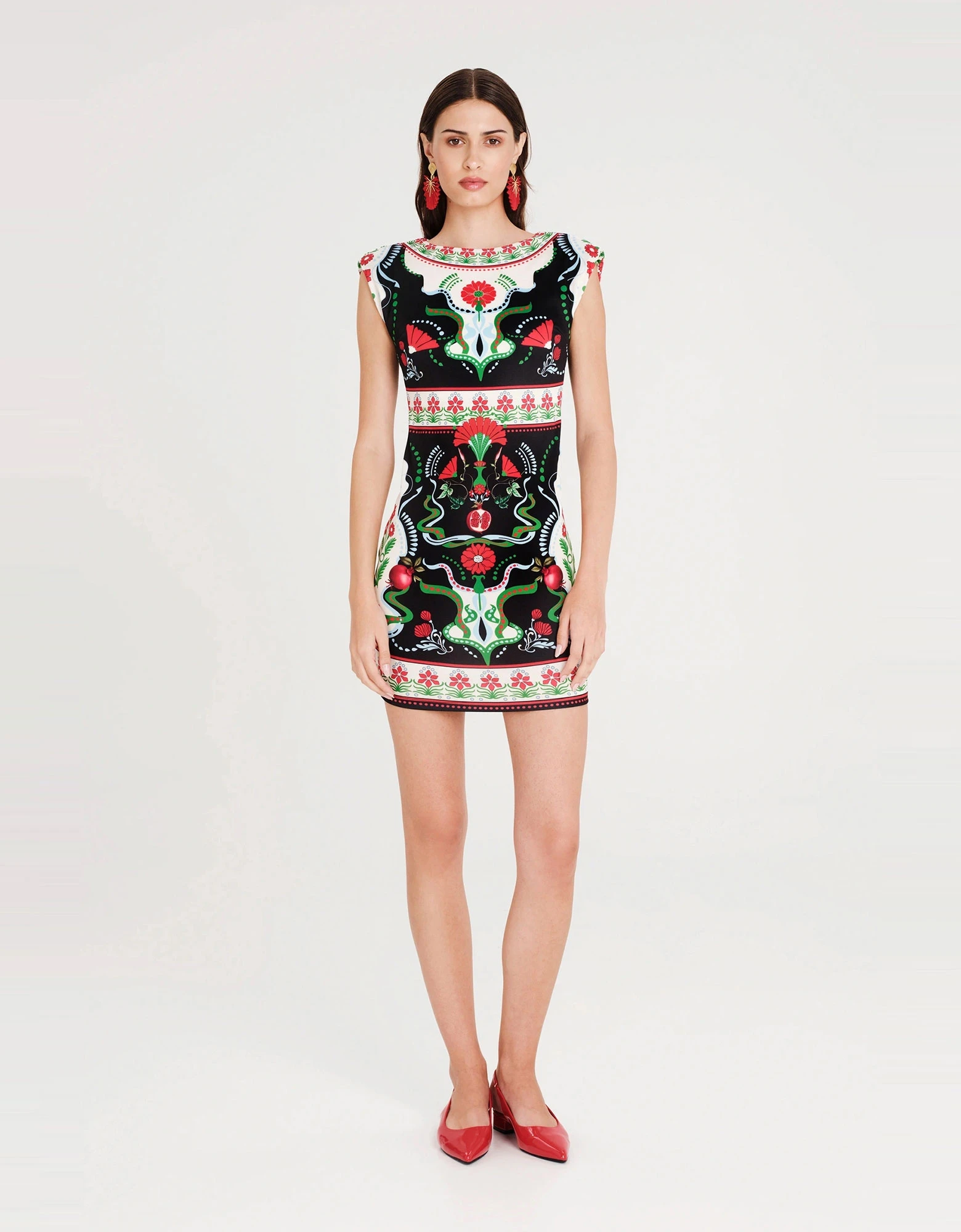 Pomegranate bodycon dress — Peace and Chaos