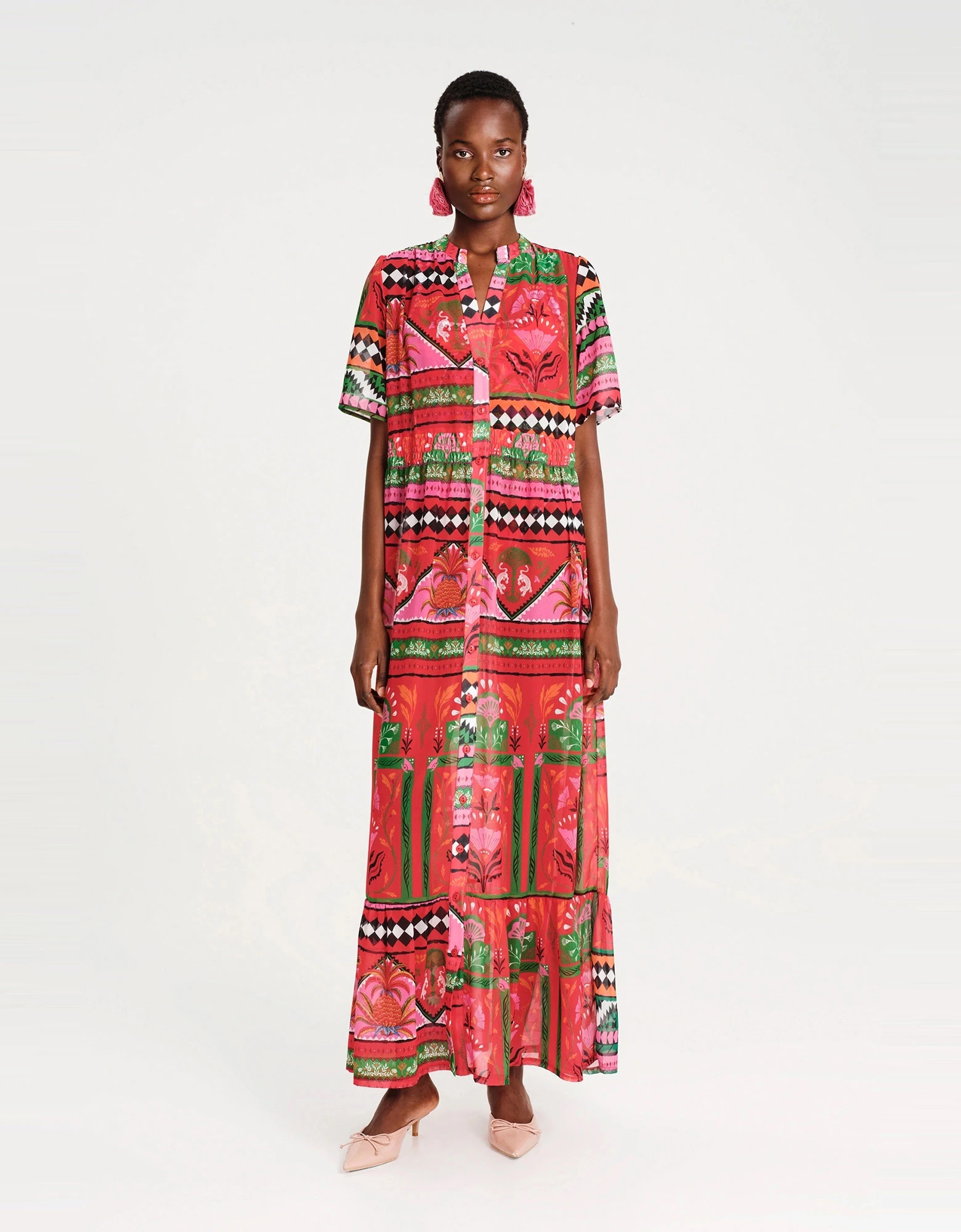 Pina colada shirt dress — Peace and Chaos