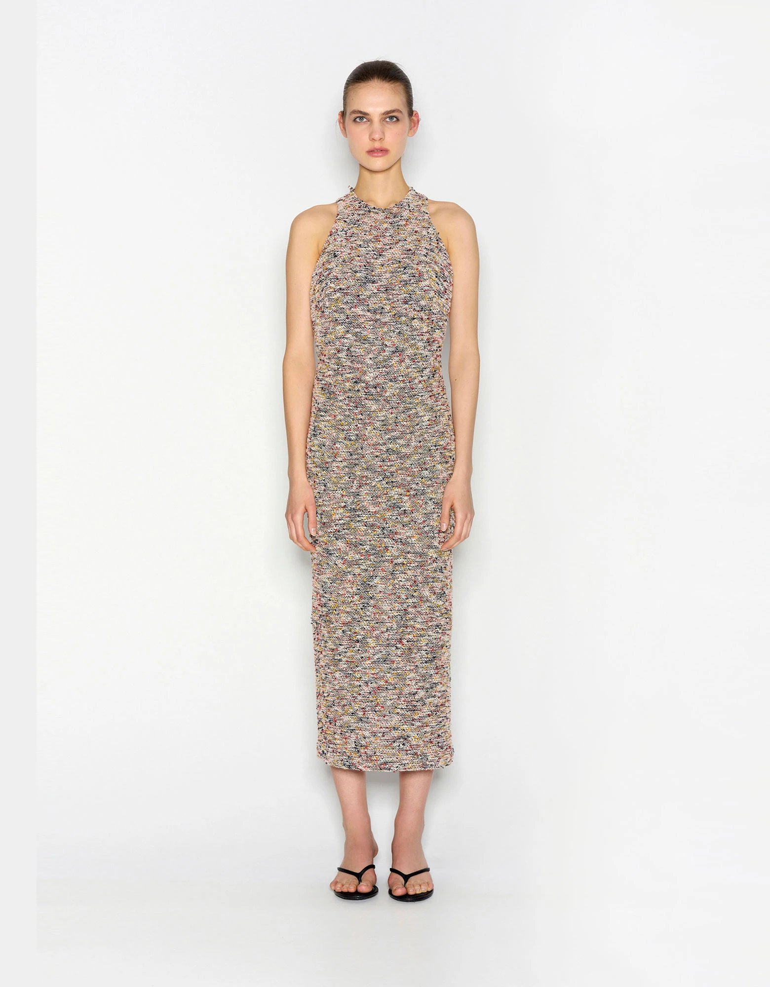 Sandstorm midi dress multicolour — Nadia Rapti