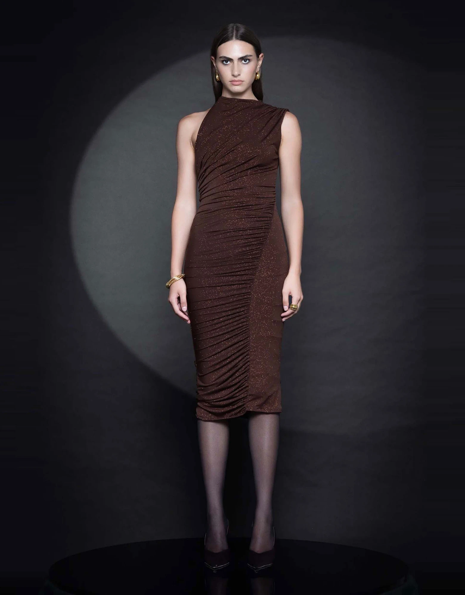 Claire dress brown — Foreveryoung