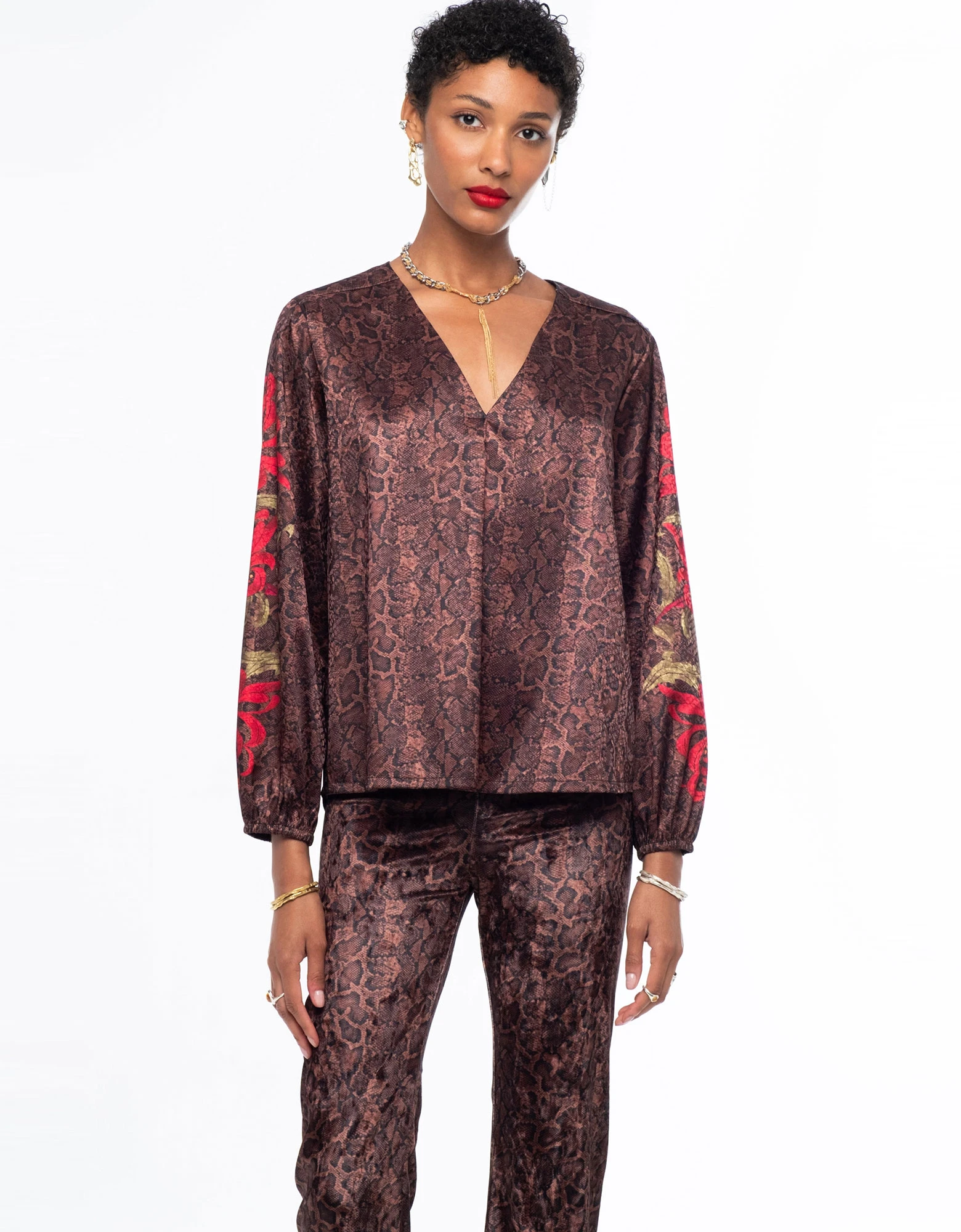 Venomous jacquard top — Peace and Chaos