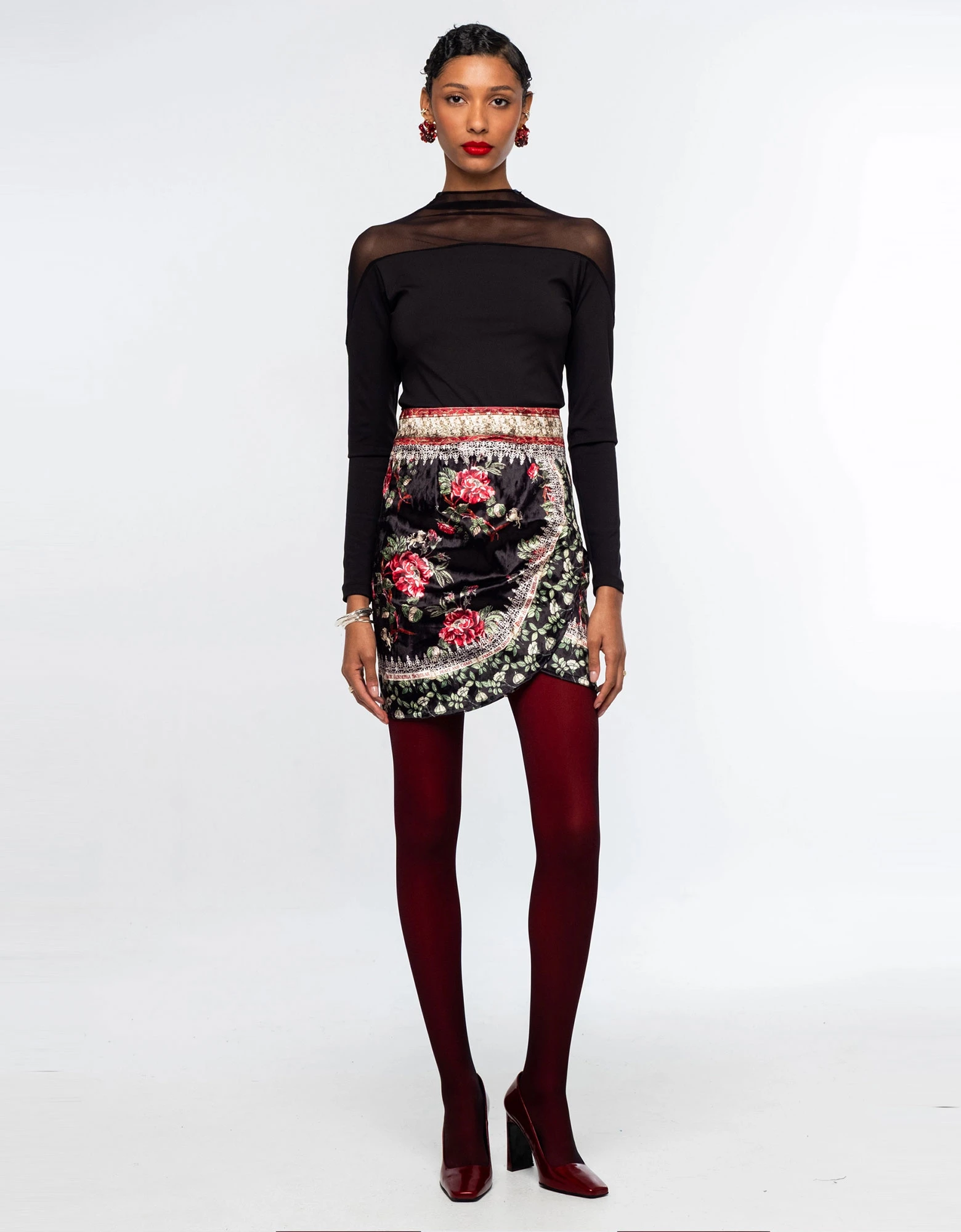 Imperial mini velvet skirt — Peace and Chaos