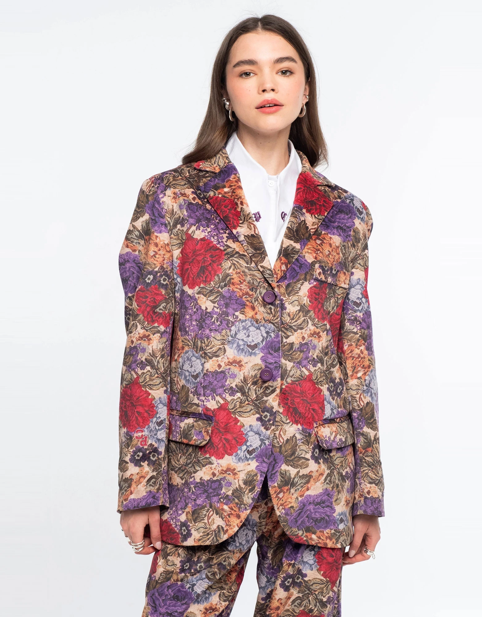 Tapestry blazer corduroy — Peace and Chaos