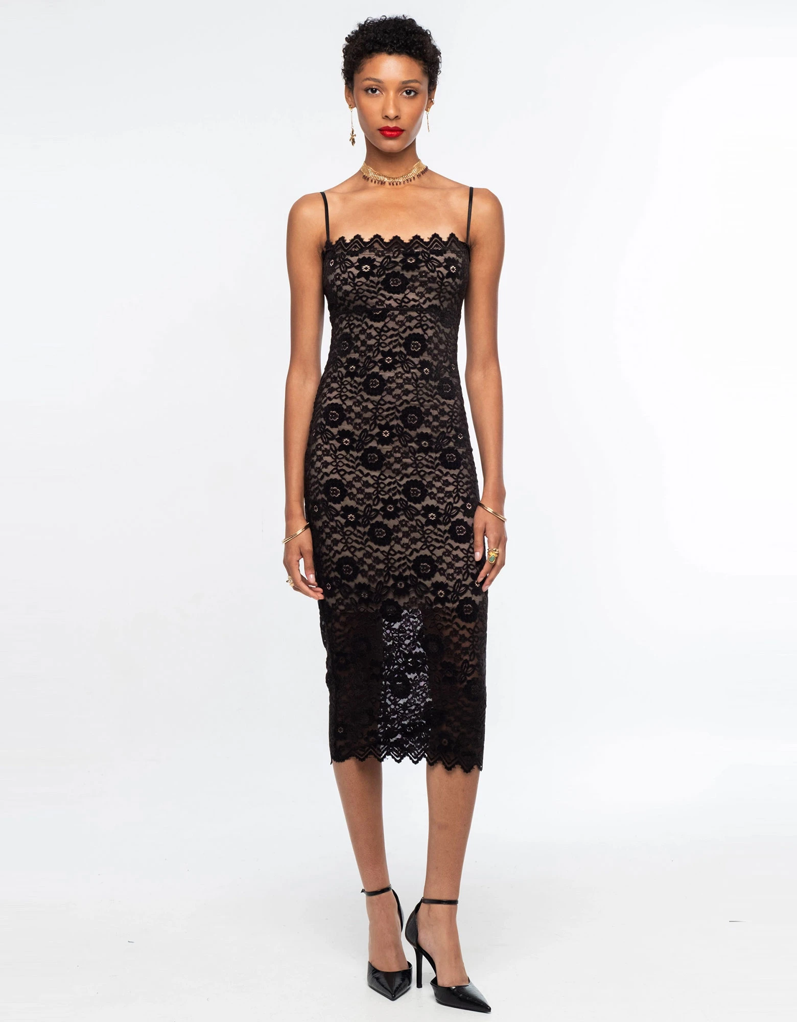 Enchanted midi lace dress — Peace and Chaos
