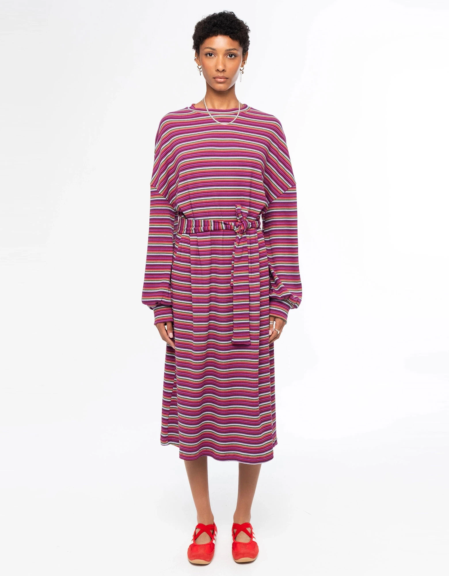 Harmony long dress rib — Peace and Chaos