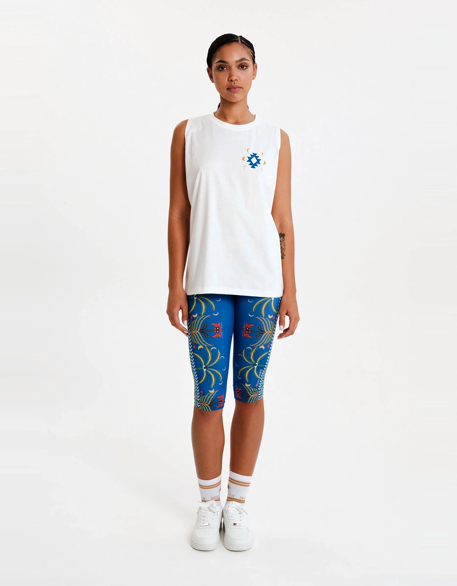 Serenity tank top white — Peace and Chaos